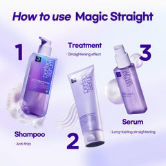Coconut oil infusion in Mise En Scene serum for nourished, shiny hair.