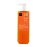 Mise En Scene Perfect Serum Original Conditioner bottle closeup highlighting nourishing formula.