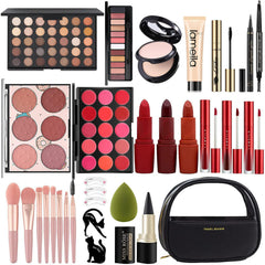 Miss Rose all-in-one makeup kit front view for on-the-go versatility