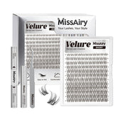 MissAiry Velure lash clusters Venus 8mm inner for subtle lift and natural blend.