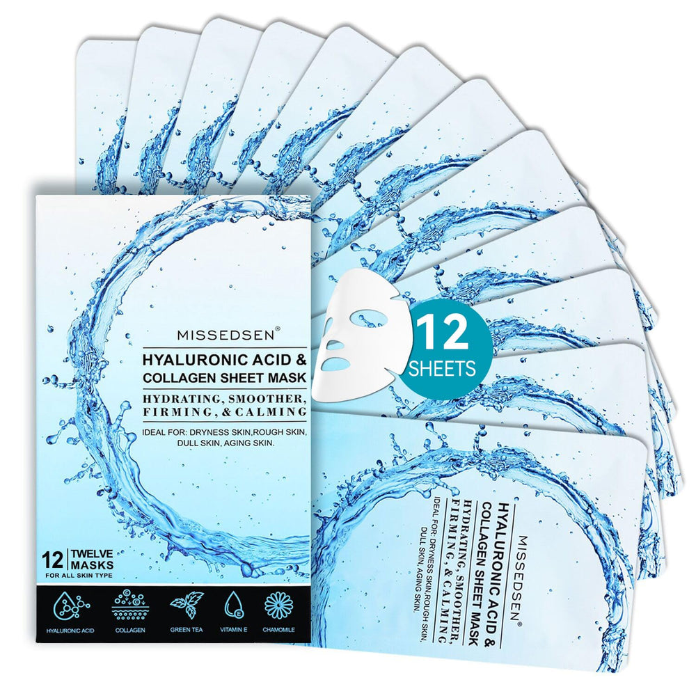MISSEDSEN collagen face mask with hyaluronic acid for deep hydration and supple skin.