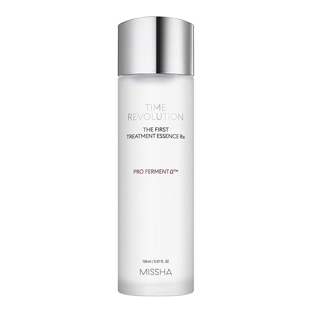 MISSHA Time Revolution First Essence RX bottle ready to hydrate your skin