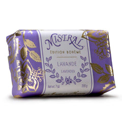 Mistral Edition Boheme Lavender soap bar duo with triple-milled formula for gentle cleansing
