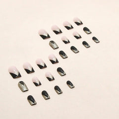MISUD sparkle-sequin design close-up showing gold glitter accents for party-ready nails.