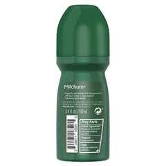 Mitchum 48-hour protection bottle showing long-lasting freshness.