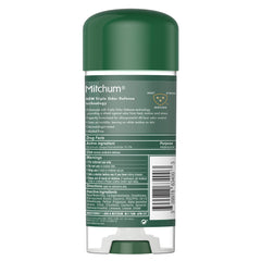 Mitchum unisex anti-perspirant gel suits women and men alike.