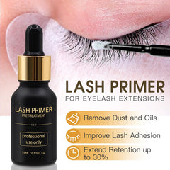 Miuffue lash primer disposable brush application demonstrates easy prep