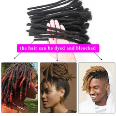 MIUULAAR dreadlock extensions with crochet hook included for easy at-home installation