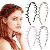 MIVZO Zig Zag headbands pack provides versatile color options for daily styling.