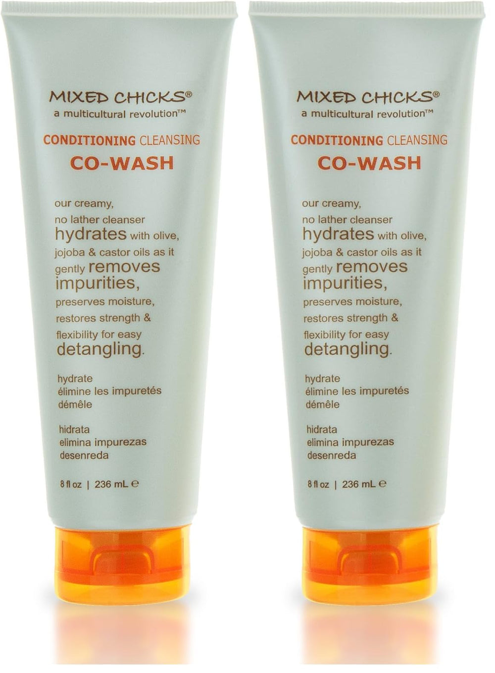 Mixed Chicks Conditioning Co-Wash bottle highlighting cleansing and detangling for curls