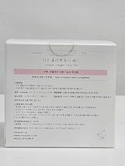 Mixsoon collagen toner pad packaging in a sleek, eco-friendly box