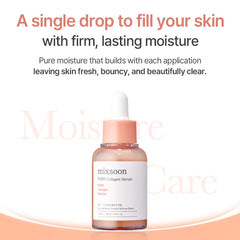 Mixsoon PDRN Collagen Serum dropper detail for precise application