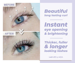 MIYA LASH nutrition serum bottle supports healthy lash and brow shine.