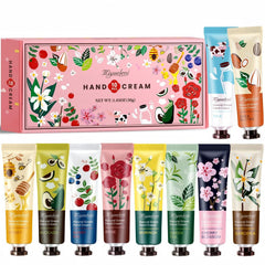 MIYUELENI 10-pack hand cream set with vibrant tubes for gifting and daily moisture