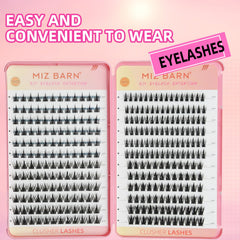 Miz Barn clear band lashes designed for daily wear