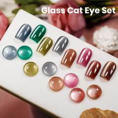 MIZHSE glass effect finish adds multidimensional shimmer.
