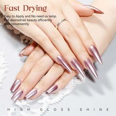 MIZHSE Pink Mirror cap close-up highlighting ergonomic design for easy handling.