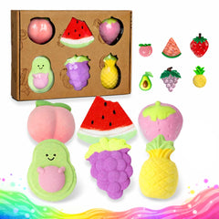 MJ Moijoy XL strawberry bath bomb with fruity fragrance brightening bath time