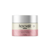 MJO Renovalift face cream bottle highlights natural ingredients for daily hydration