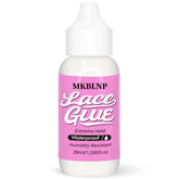 MKBLNP quick-drying lace wig glue for secure hold and natural edges.