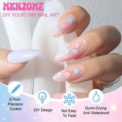 MKNZOME ergonomic grip pens reduce hand fatigue during longer sessions
