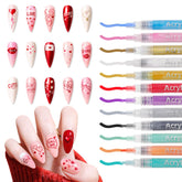 MKNZOME precision tip design enables detailed nail art and crisp lines.