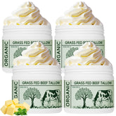 mkzea beef tallow face cream jar for deep hydration and nourishment.