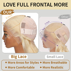 MLCAGATE pre-plucked baby hair detail creates a natural-looking hairline.