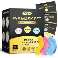 MLDWYH 24K Gold Eye Mask firming for revitalized under-eye skin