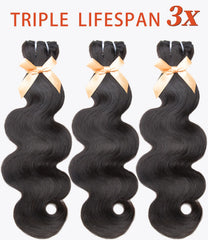 MLIP raw bundles double-weft detail; helps longevity and fuller appearance.