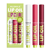 MLSMILE Fat Lip Oil Click Slick packaging showcases premium gift-ready presentation.