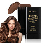 MLSMILE Hair Color Comb applying safe gray coverage with temporary color