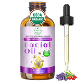 MMPANG Organic Face Oil lavender bottle delivers lightweight hydration for a balanced complexion