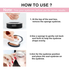 Moakxer brow placement guide at the brow bone for balanced shape