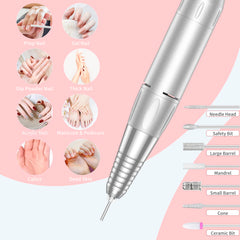 MOCOWIND nail drill with LCD display for clear speed feedback