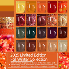 Modelones 20 colors gel polish kit offers diverse shades for DIY nail art.