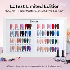 Modelones 36-color range swatches for versatile manicure options