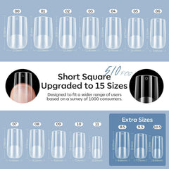 Modelones 9-in-one nail glue bottle for multiple steps