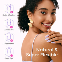 Modelones breathable lightweight tips for natural-looking nails