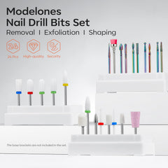 Modelones ceramic nail bit for smooth filing on acrylic and gel nails