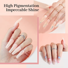 Modelones dip powder base application set for smooth, even coverage.