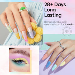 Modelones dual nail forms in 12 sizes for accurate nail shaping.