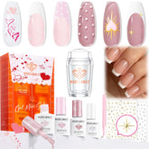 Modelones French manicure kit cover showing a compact home set for easy at-home nail art