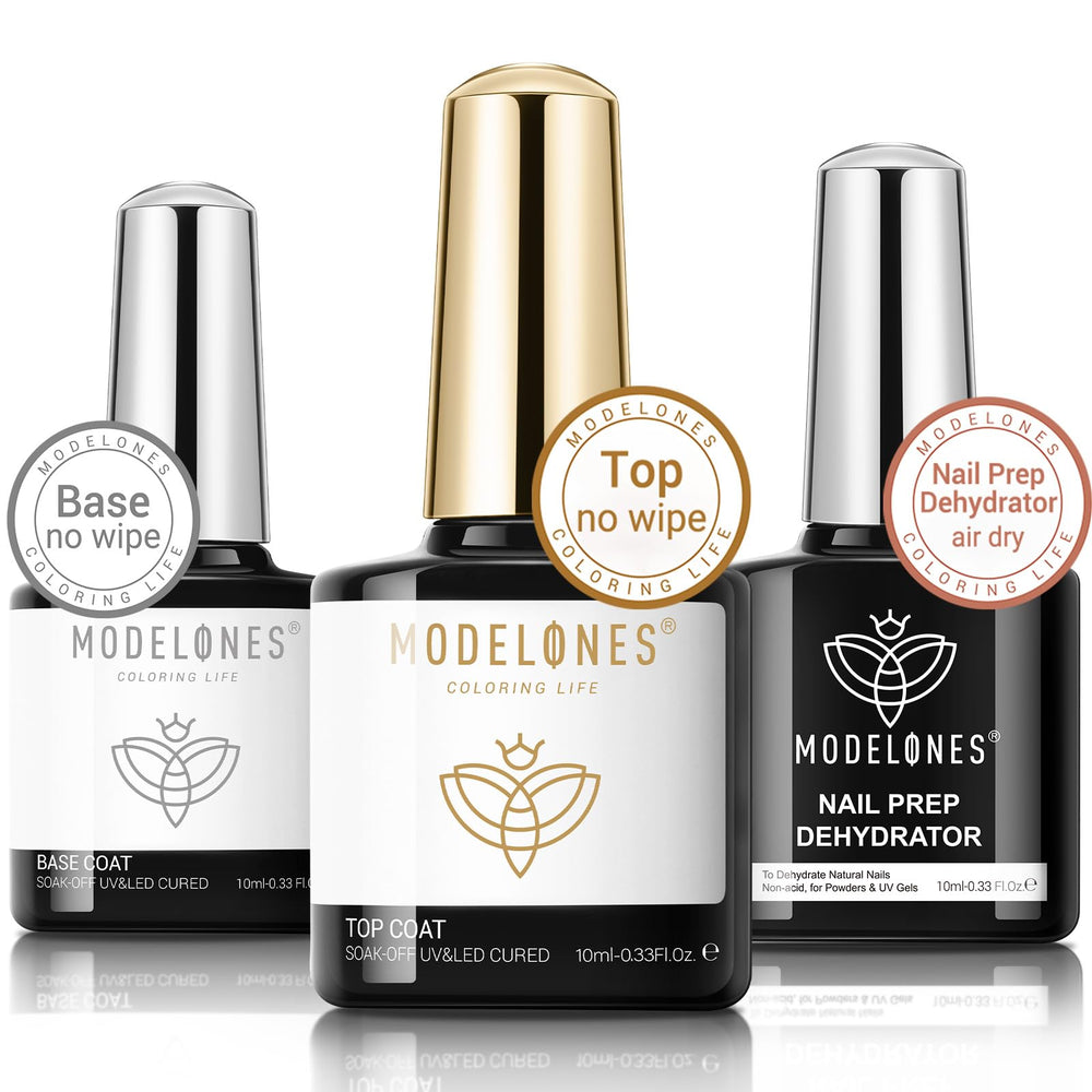modelones gel base coat bottle for smooth application and lasting wear