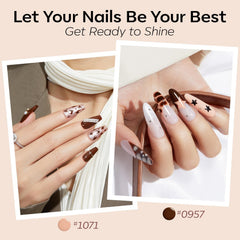 Modelones Hema Free Gel Nail Polish delivers up to 28 days of shine.