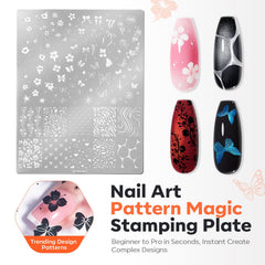 Modelones high-pigment painting gels deliver crisp stamping and even color
