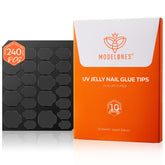 Modelones adhesive tabs pack with 240 pieces in 12 sizes for versatile fits.