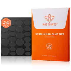 Modelones adhesive tabs pack with 240 pieces in 12 sizes for versatile fits.