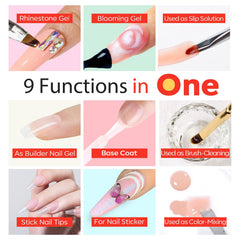 Modelones Nail Glue press-on-nails illustrates quick, durable adhesion.