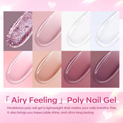 Modelones nail primer supports better adhesion and smoother gel application.
